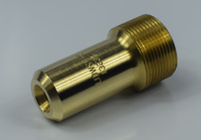 UDWSV-7 tungsten carbide sandblasting nozzle, short style, wide entry